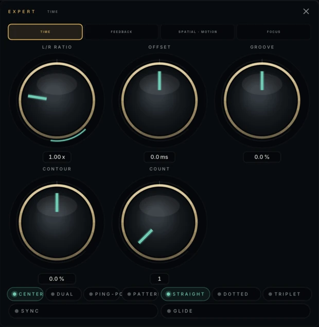 Timewake Delay / Expert view — interface capture